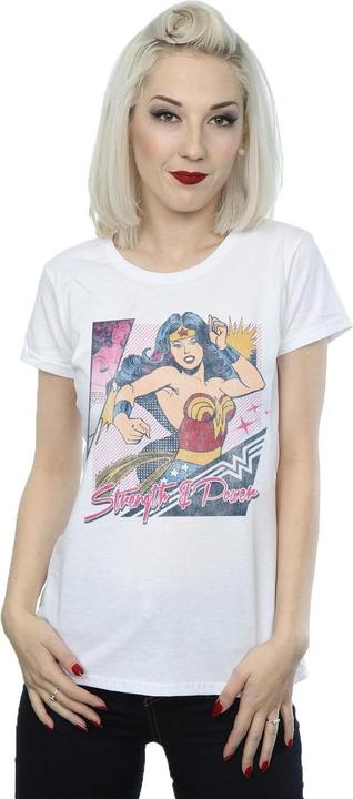Immagine prodotto Wonder Woman Maglietta da donna/ragazzo in cotone Strength And Power (L)