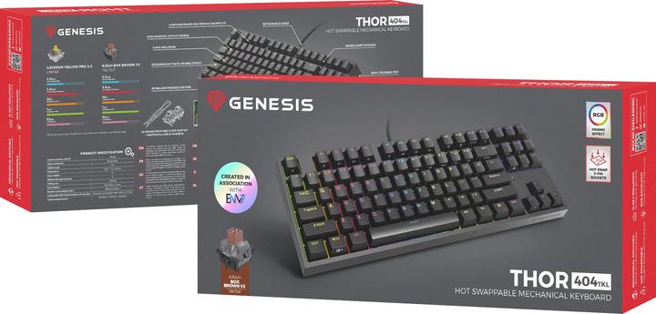 Image du produit Genesis Thor 404 TKL (US, Filaire)