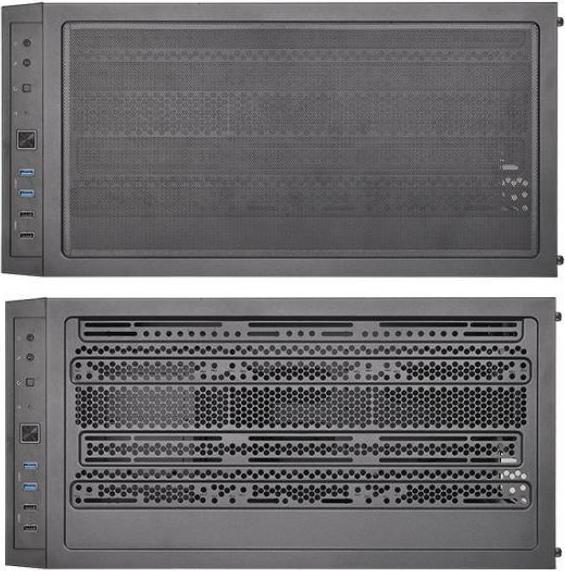 Actual product image Thermaltake Core X71 Tempered Glass Edition (mATX, Mini-ITX, ATX)