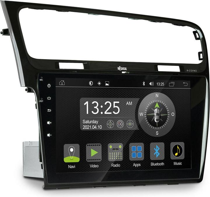 Image du produit Radical R-C12VW2 Autoradio Android pour VW Golf 7 (Voiture Android, Apple Carplay, MirrorLink)