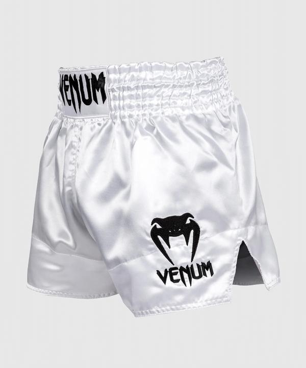 Actual product image Venum Classic Muay Thai Shorts - White/Black (M)
