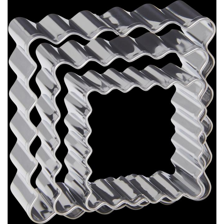 Produktbild Patisse Set Edelstahl-Quadrat-Ausstechformen 3-teilig