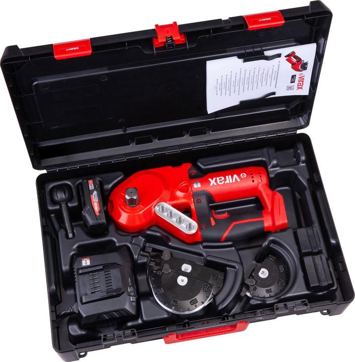 Actual product image Virax MINISTEM BIEGER 18V 14-16-20MM KOMPAKTES und LEICHTES 18V Biegegerät 4,9 kg / 1x 2,0 Ah Akku +