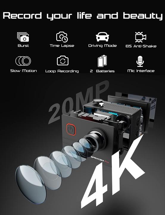 Produktbild Apexcam Sportkamera (30p, WLAN)