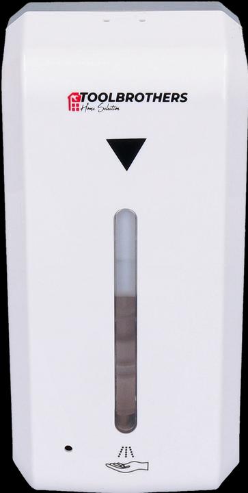 Tool Brothers Toolbrothers contactless automatic disinfectant dispenser sensor for wall mounting, 1000ml tank, N