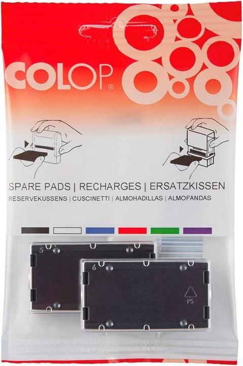 Image du produit Colop Tampon encreur E/30 noir 2 pièces