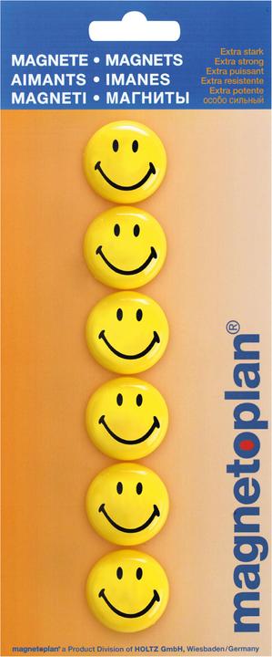 Image du produit Magnetoplan Smiley face (6 x)
