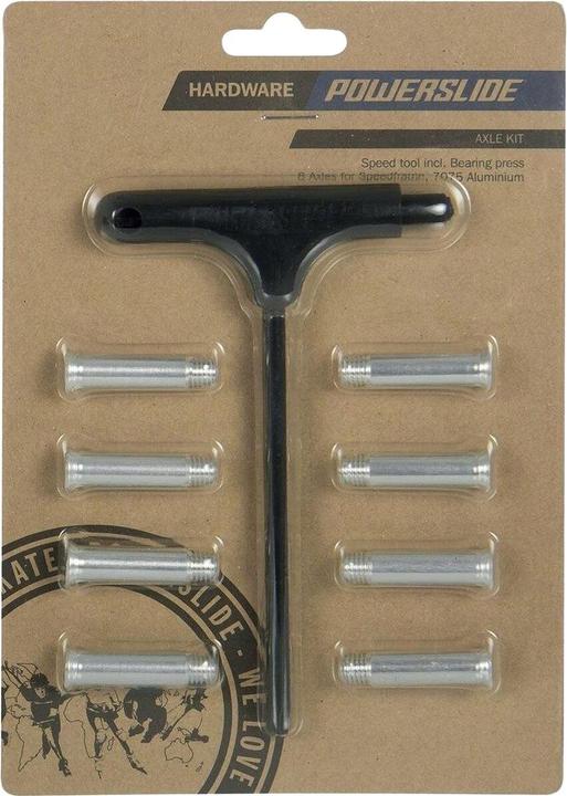 Produktbild Powerslide Inline Skate Accessory AL Single Axle Torx 8 Pack 2023 (8 mm)