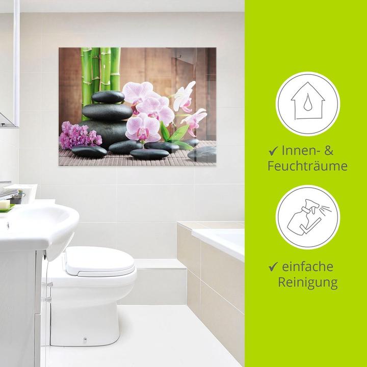 Produktbild Artland Spa Konzept Zen Steinen Orchideen T5OO (50x50 cm)