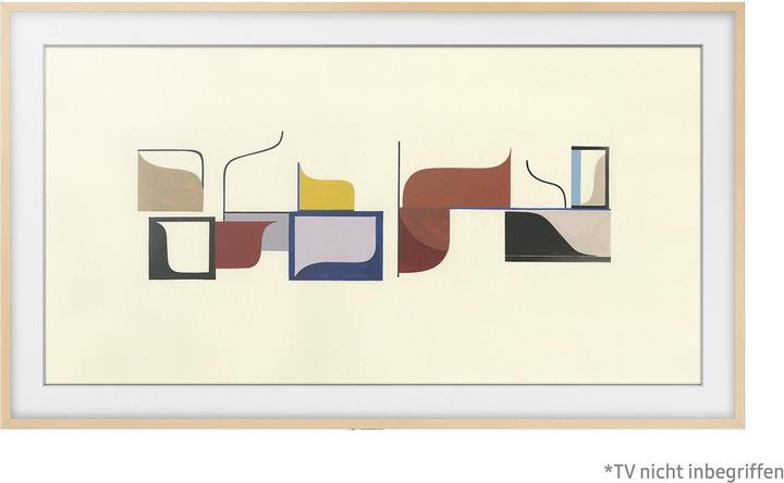 Image du produit Samsung Cadre pour TV The Frame 65", beige (bois clair), aluminium et bois (Divers)