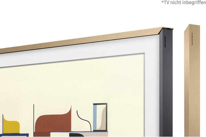 Image du produit Samsung Cadre pour TV The Frame 65", beige (bois clair), aluminium et bois (Divers)