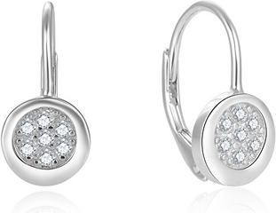 Beneto Fine silver earrings with zircons AGUC2709 (L)