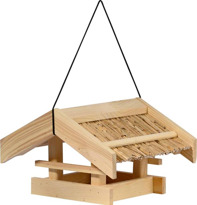 Produktbild Dobar Vogelfutterhaus "Torshavn" mit Schilfdach, hängend