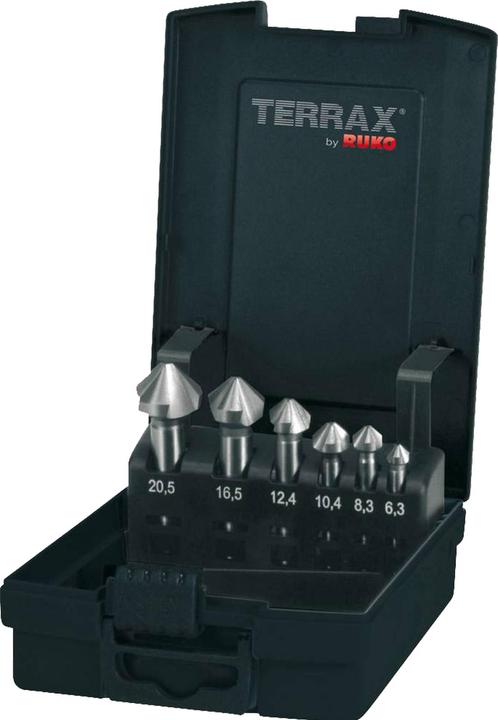 Ruko Kegelsenker Set (6.3 mm, 8.3 mm, 10.4 mm, 12.4 mm, 16.5 mm, 20.5 mm)