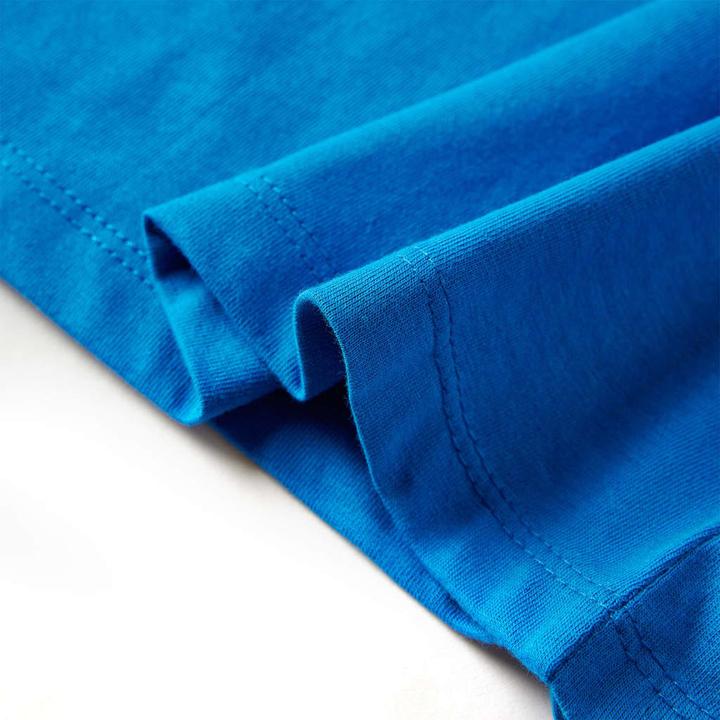 Immagine prodotto VidaXL Camicia da bambino a maniche lunghe blu cobalto 92,Materiale: 100 (92)