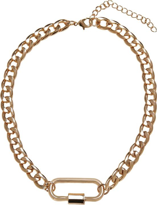 Urban Classics Fastener Necklace (Eisen, Zink)