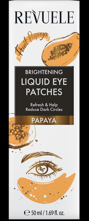 Revuele BRIGHTENING LIQUID EYE PATCHES Papaya, 50 ml (Patches, 50 ml)