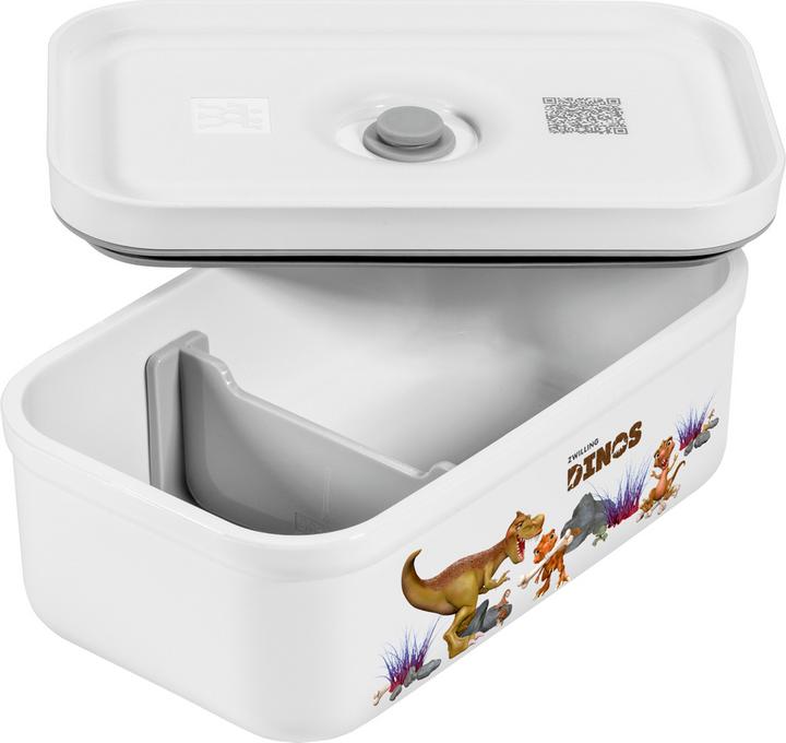 Actual product image Zwilling Vakuum-Lunchbox, M | Kunststoff | weiss | Dinos