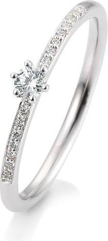 Breuning Verlobungsring Pavé (51, 585/14 K Gold)