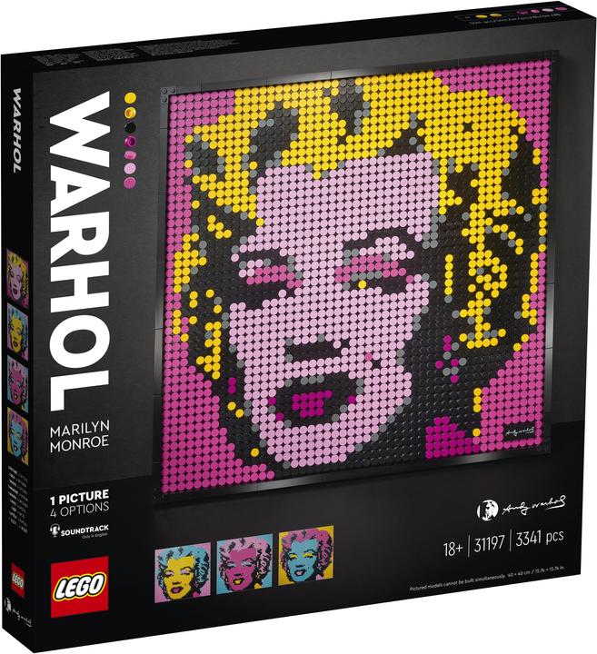 Actual product image LEGO Andy Warhol's Marilyn Monroe (31197, LEGO Art)