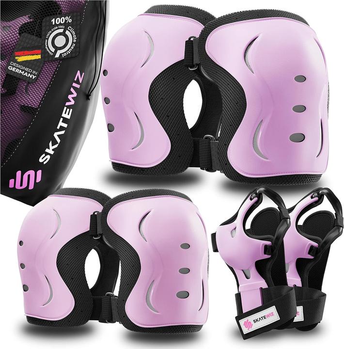 Produktbild Skatewiz 6-teiliges Skate-Protektoren-Set (S, Handgelenkschoner, Knieschoner, Ellbogenschoner, 6 Stück)