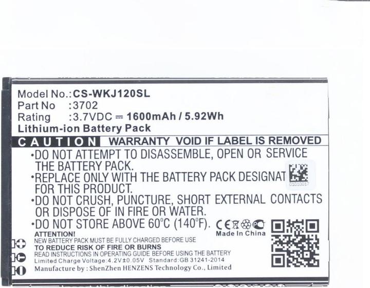 Produktbild AGI Akku kompatibel mit Wiko Jerry 3702 - Akku - 1.600 mAh