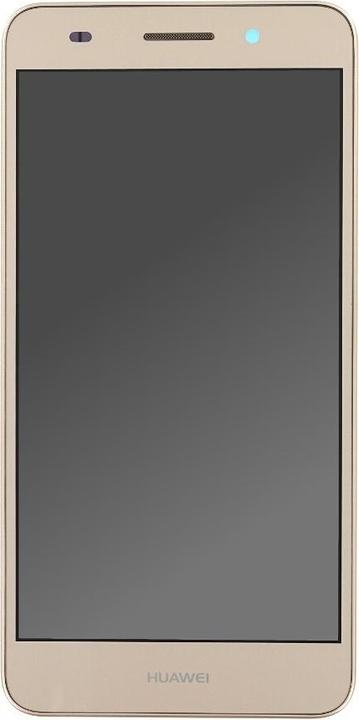 Produktbild Huawei Display-Einheit + Rahmen + Akku Y6II Compact gold 02350VUK (Huawei Y6 II Compact)
