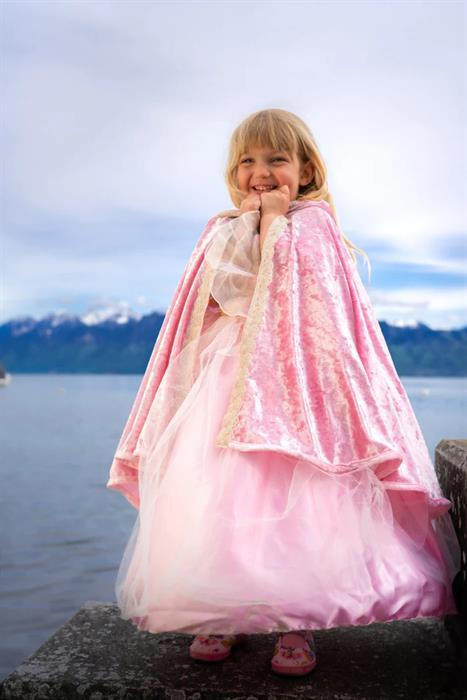 Produktbild Great Pretenders Deluxe Pink Rose Prinzessinen Cape 4 - 6