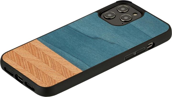 Immagine prodotto Man.Wand Custodia &WOOD per iPhone 12 Pro Max denim juodas (Apple iPhone 12 Pro Max)