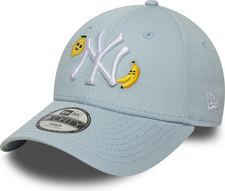New Era Kinder 9Forty Cap - Fruit Icon York Yankees Sky Blue (52, 53, 54)