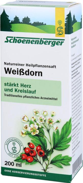 Immagine prodotto Schönenberger Succo naturale di piante medicinali biancospino, 200 ml FLU
