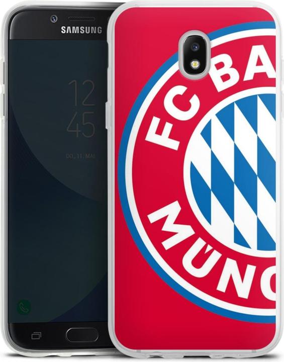 Produktbild DeinDesign Silikon Hülle für Samsung Galaxy J5 (2017) Handyhülle Case Smartphone Schutzhülle FC Bayern (Samsung Galaxy J5 (2017))