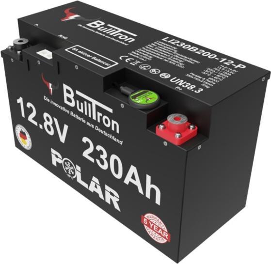 Immagine prodotto Bulltron Batteria LiFePO4 12,8V 230Ah Polar (12.80 V, 230 Ah)
