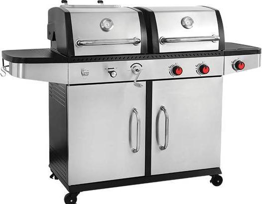Actual product image Yato Grill ogrodowy gazowo-węglowy 8.2 kW 42 cm x 45 cm (8.20 kW)