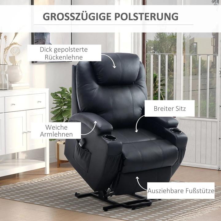 Produktbild Homcom Massagesessel mit Liegefunktion
