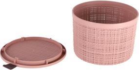Produktbild Curver Koszyk Okrągły Z Przykrywką 2l /Pudrowy Róż (5 x)