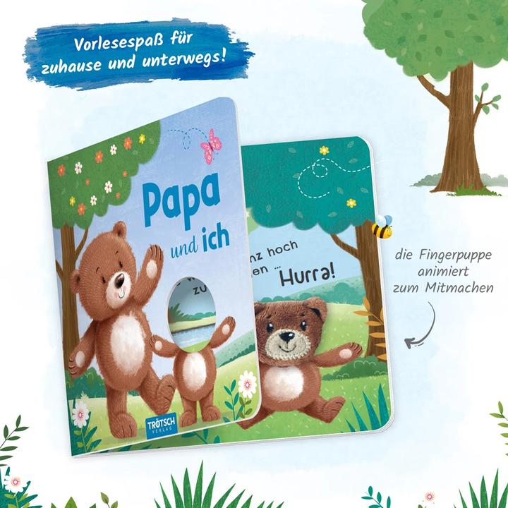 Produktbild Fingerpuppenbuch Papa und ich