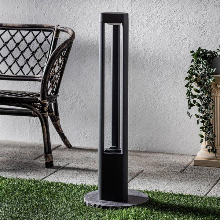 Actual product image Lucande Nanna outdoor garden light H80 Anthracite (730 lm, IP54)