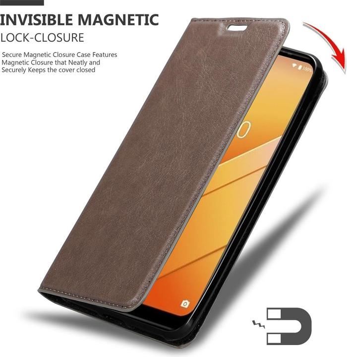 Immagine prodotto Cadorabo Copertina magnetica invisibile del libro (Wiko Y81)
