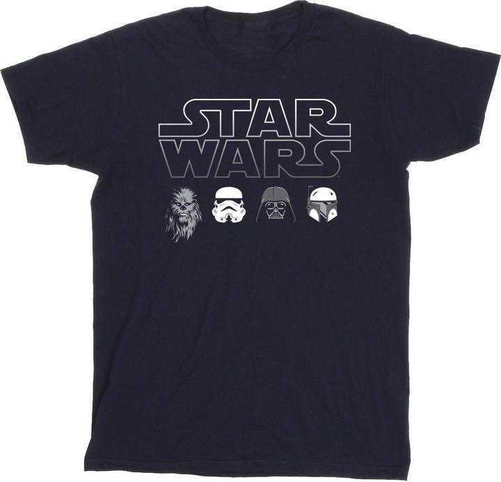 Star Wars Character Heads TShirt (L)