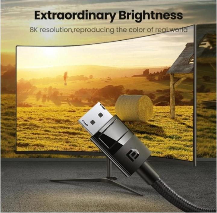 Produktbild Ugreen Display Port 1.4 Nylon 8K 4K 2K 1080p (1.50 m, DisplayPort)