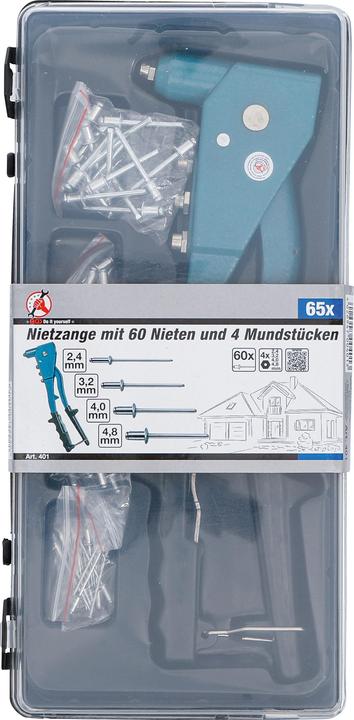 Actual product image BGS Riveting pliers set (4.80 mm)