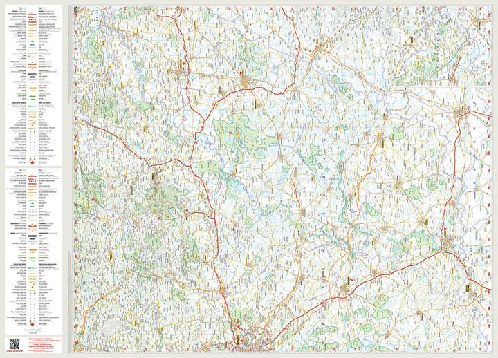 Produktbild Reisekarte Ungarn 1:350.000