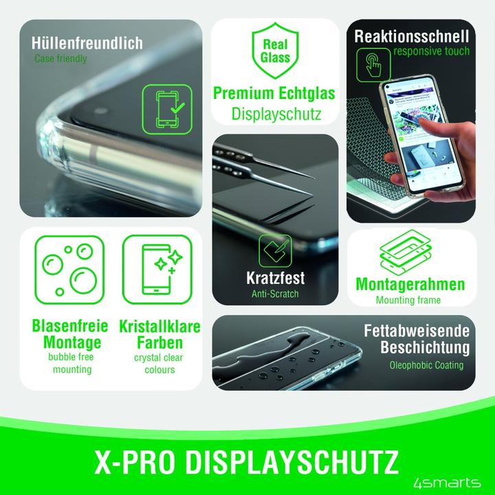 Actual product image 4smarts Second Glass X-Pro (1 Piece, Apple iPhone 13 Pro Max)