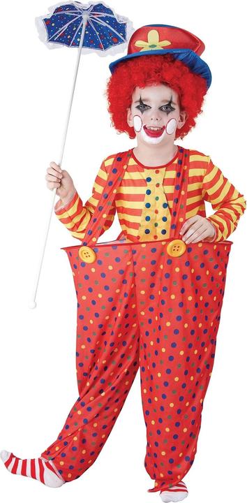 Produktbild Bristol Novelty Clown Kostüm Jungen (S)