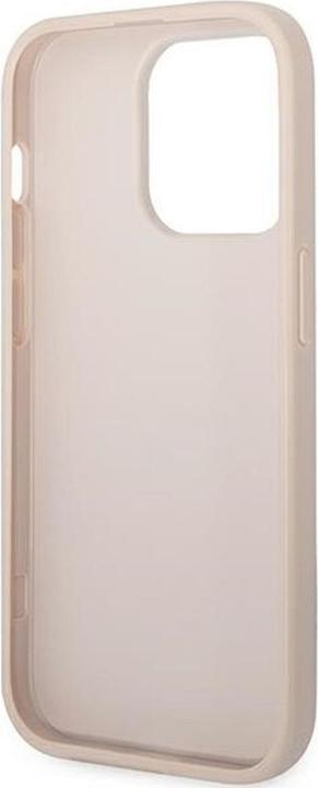 Produktbild Guess GUHCP14LG4GFPI iPhone 14 Pro 6,1" różowy/pink hard case 4G Metal Gold Logo (Apple iPhone 14 Pro)