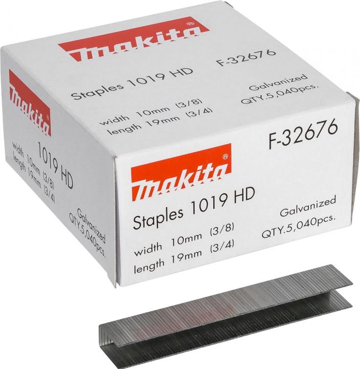 Produktbild Makita 19mm Klammern galvanisiert für Akku Tacker