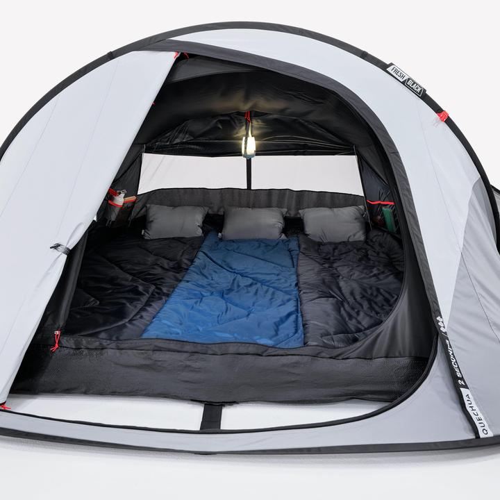 Produktbild Quechua 2 Seconds Fresh And Black 3p (Wurfzelt, 4.90 kg, 3 Personen)
