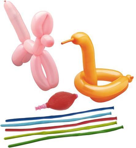 Produktbild Papstar Modellier-Luftballons, inkl. Pumpe (5 x)