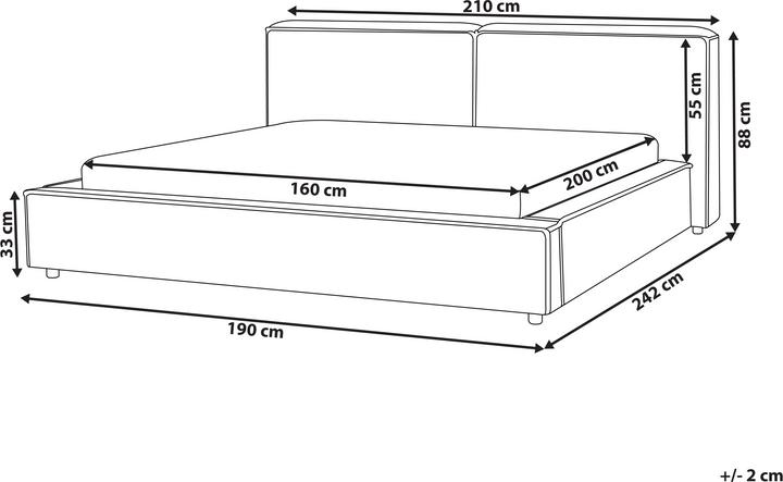 Actual product image Beliani Linards (160 x 200 cm)